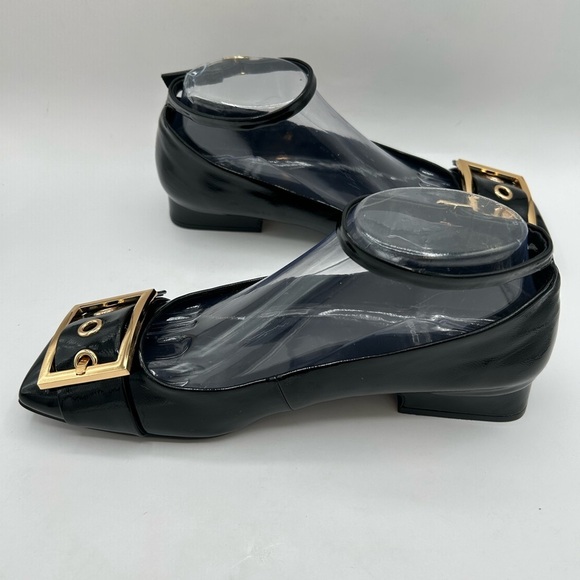 Jeffrey Campbell So Cute Patent Leather Ankle Strap Flats Buckle Women’s  8.5 - Picture 10 of 14